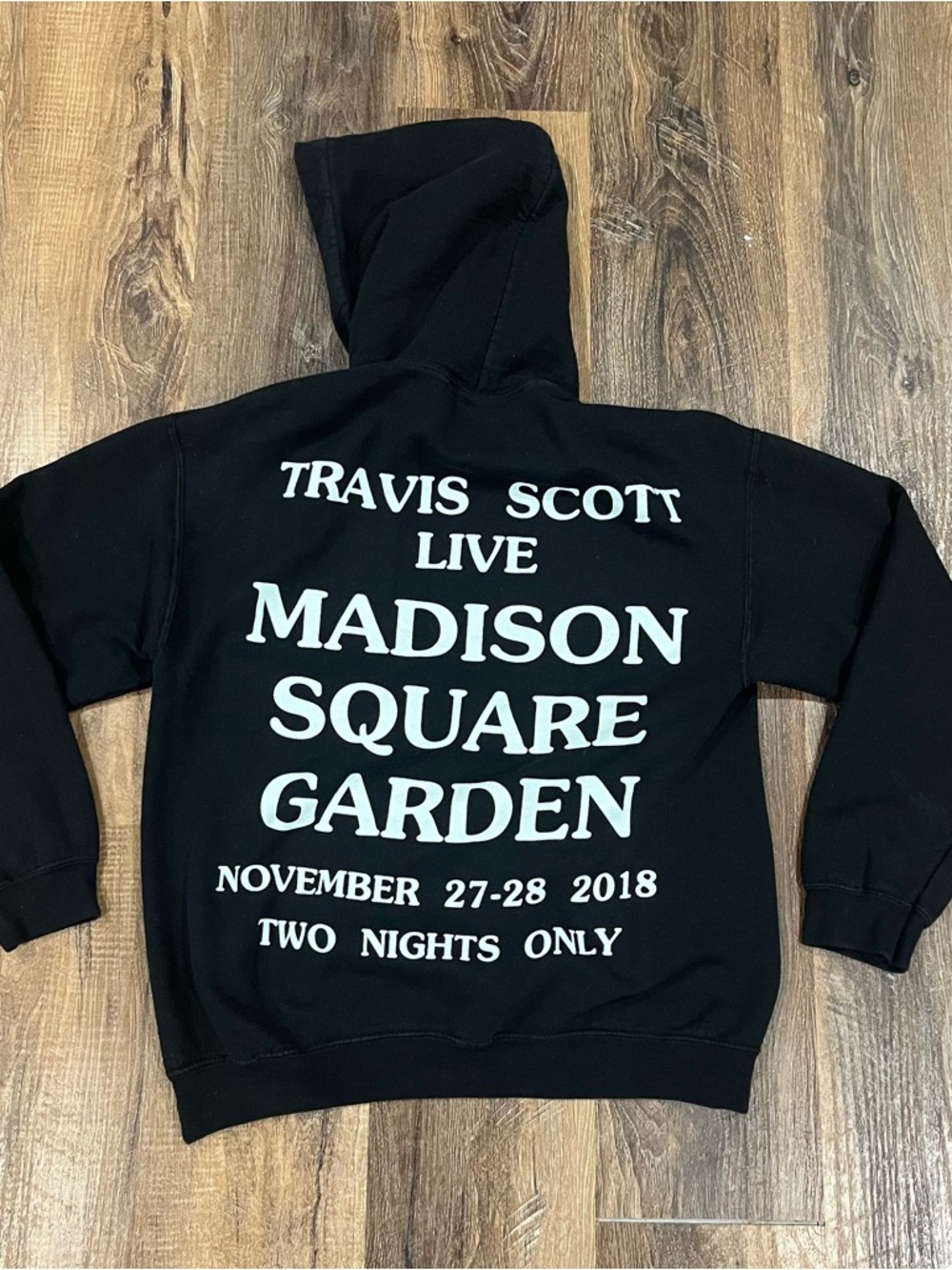 Travis Scott Madison Square Garden 2018 hoodie Astroworld Statue of Liberty S NY